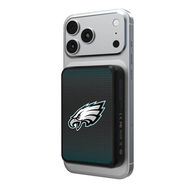 Philadelphia Eagles Linen Wireless Mag Power Bank