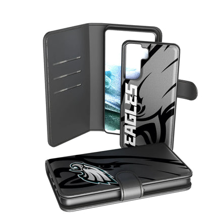 Philadelphia Eagles Monocolor Tilt Wallet Phone Case for Apple iPhone