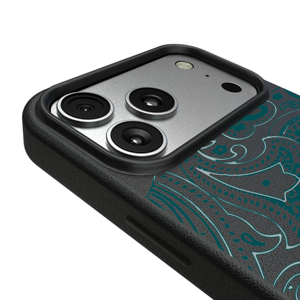 Philadelphia Eagles Paisley MagSafe Compatible Phone Case for Apple iPhone
