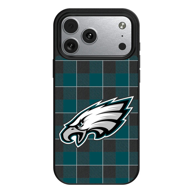Philadelphia Eagles Plaid MagSafe Compatible Phone Case for Apple iPhone