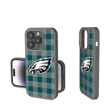 Philadelphia Eagles Plaid Soft Touch Phone Case for Apple iPhone