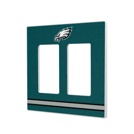 Philadelphia Eagles Stripe Hidden-Screw Light Switch Plate