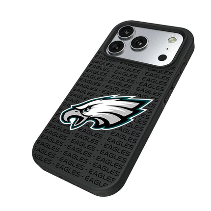 Philadelphia Eagles Text Backdrop Bump Phone Case for Apple iPhone