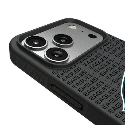 Philadelphia Eagles Text Backdrop Bump Phone Case for Apple iPhone