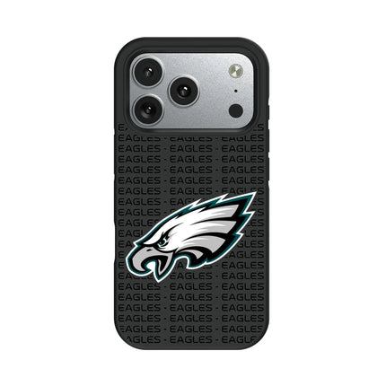 Philadelphia Eagles Text Backdrop Bump Phone Case for Apple iPhone