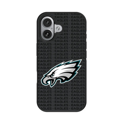 Philadelphia Eagles Text Backdrop Bump Phone Case for Apple iPhone