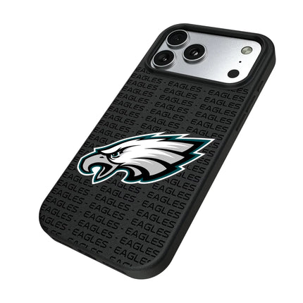 Philadelphia Eagles Text Backdrop MagSafe Compatible Phone Case for Apple iPhone