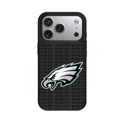 Philadelphia Eagles Text Backdrop MagSafe Compatible Phone Case for Apple iPhone