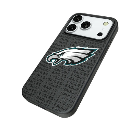 Philadelphia Eagles Text Backdrop MagSafe Compatible Phone Case for Apple iPhone