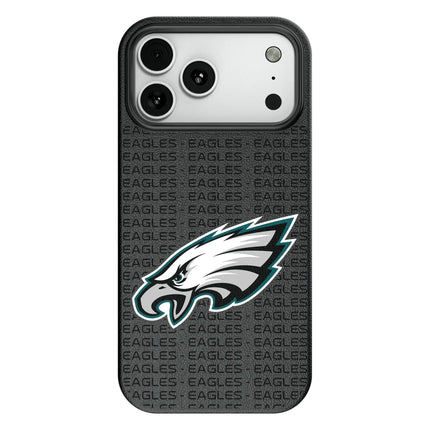 Philadelphia Eagles Text Backdrop MagSafe Compatible Phone Case for Apple iPhone