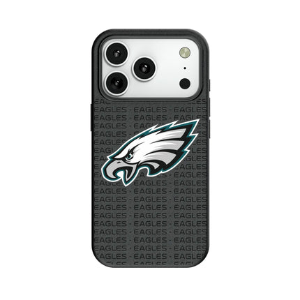 Philadelphia Eagles Text Backdrop MagSafe Compatible Phone Case for Apple iPhone