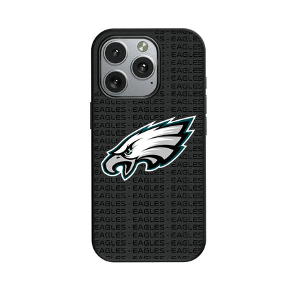Philadelphia Eagles Text Backdrop MagSafe Compatible Phone Case for Apple iPhone