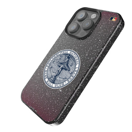 Philadelphia Phillies 1915-1943 - Cooperstown Collection Linen Black Bling Phone Case for Apple iPhone