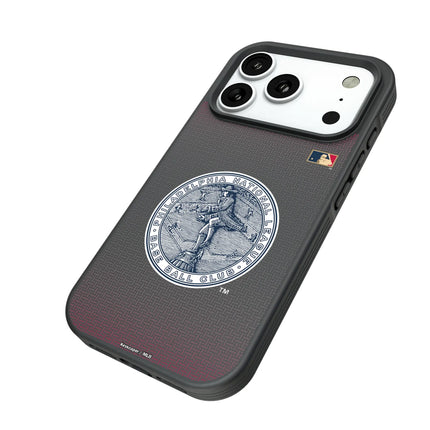 Philadelphia Phillies 1915-1943 - Cooperstown Collection Linen Bump Phone Case for Apple iPhone