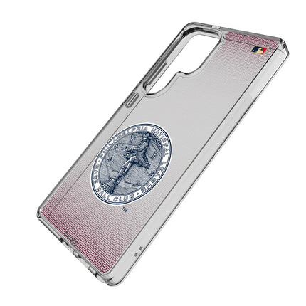 Philadelphia Phillies 1915-1943 - Cooperstown Collection Linen Clear Phone Case for Samsung Galaxy