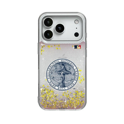 Philadelphia Phillies 1915-1943 - Cooperstown Collection Linen Glitter Phone Case for Apple iPhone