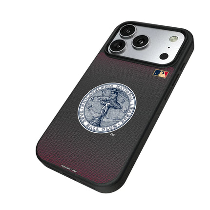 Philadelphia Phillies 1915-1943 - Cooperstown Collection Linen MagSafe Compatible Phone Case for Apple iPhone