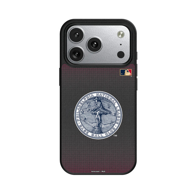 Philadelphia Phillies 1915-1943 - Cooperstown Collection Linen MagSafe Compatible Phone Case for Apple iPhone