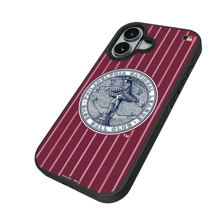 Philadelphia Phillies 1915-1943 - Cooperstown Collection Pinstripe Bump Phone Case for Apple iPhone