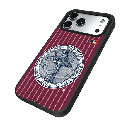Philadelphia Phillies 1915-1943 - Cooperstown Collection Pinstripe Bump Phone Case for Apple iPhone