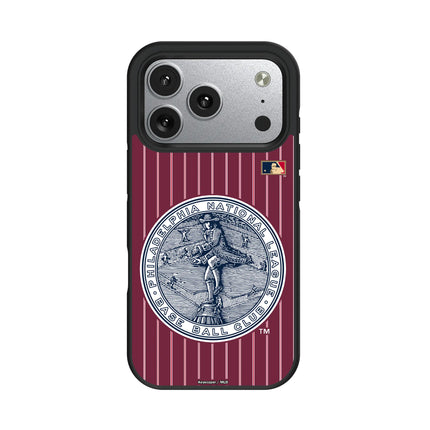 Philadelphia Phillies 1915-1943 - Cooperstown Collection Pinstripe Bump Phone Case for Apple iPhone