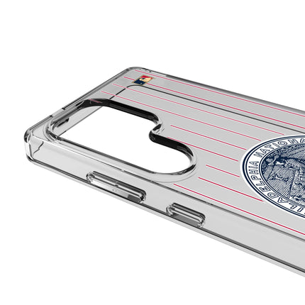 Philadelphia Phillies 1915-1943 - Cooperstown Collection Pinstripe Clear Phone Case for Samsung Galaxy