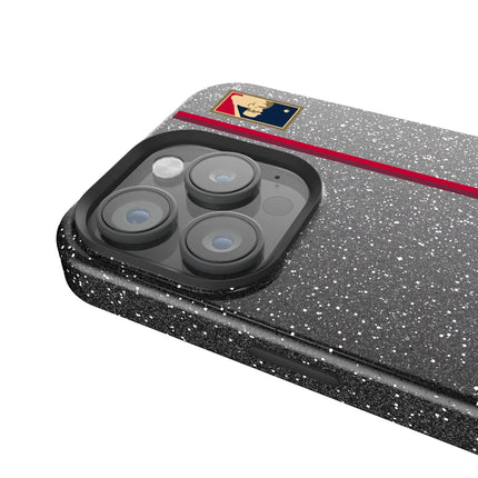 Philadelphia Phillies 1915-1943 - Cooperstown Collection Sidebar Black Bling Phone Case for Apple iPhone