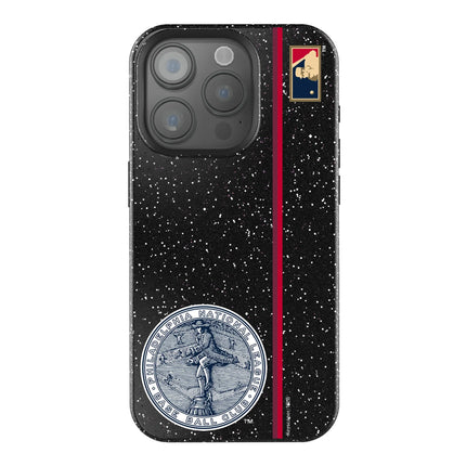 Philadelphia Phillies 1915-1943 - Cooperstown Collection Sidebar Black Bling Phone Case for Apple iPhone