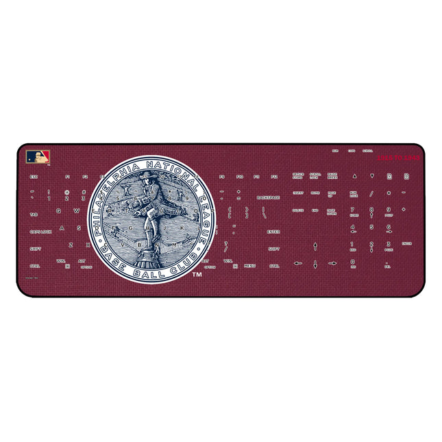 Philadelphia Phillies 1915-1943 - Cooperstown Collection Solid Wireless USB Keyboard