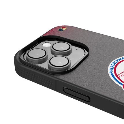 Philadelphia Phillies 1984-1991 - Cooperstown Collection Linen Bump Phone Case for Apple iPhone