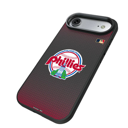 Philadelphia Phillies 1984-1991 - Cooperstown Collection Linen Bump Phone Case for Apple iPhone