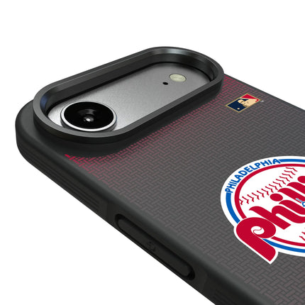 Philadelphia Phillies 1984-1991 - Cooperstown Collection Linen Bump Phone Case for Apple iPhone