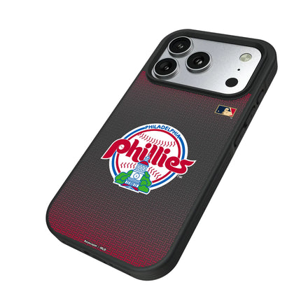 Philadelphia Phillies 1984-1991 - Cooperstown Collection Linen Bump Phone Case for Apple iPhone