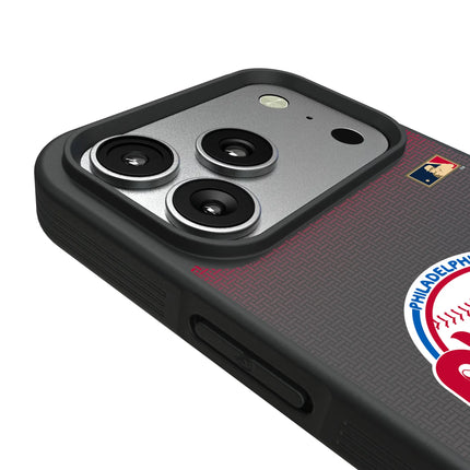 Philadelphia Phillies 1984-1991 - Cooperstown Collection Linen Bump Phone Case for Apple iPhone