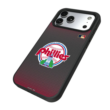 Philadelphia Phillies 1984-1991 - Cooperstown Collection Linen Bump Phone Case for Apple iPhone