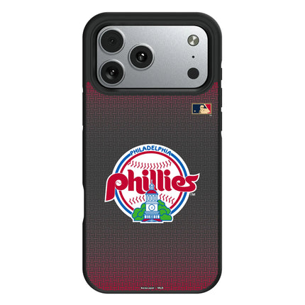 Philadelphia Phillies 1984-1991 - Cooperstown Collection Linen Bump Phone Case for Apple iPhone