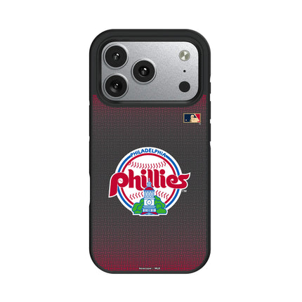 Philadelphia Phillies 1984-1991 - Cooperstown Collection Linen Bump Phone Case for Apple iPhone