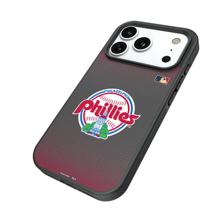 Philadelphia Phillies 1984-1991 - Cooperstown Collection Linen Bump Phone Case for Apple iPhone