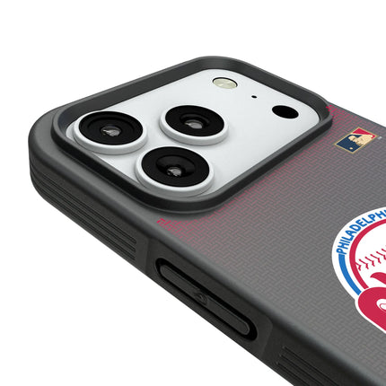 Philadelphia Phillies 1984-1991 - Cooperstown Collection Linen Bump Phone Case for Apple iPhone