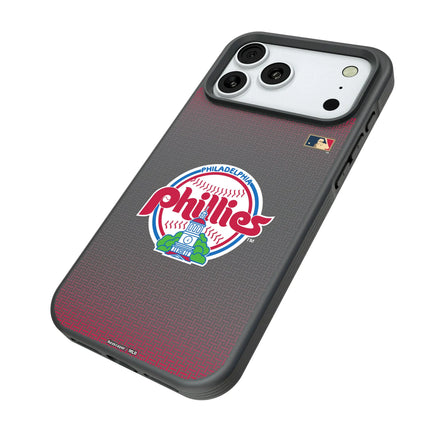 Philadelphia Phillies 1984-1991 - Cooperstown Collection Linen Bump Phone Case for Apple iPhone