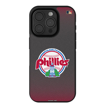 Philadelphia Phillies 1984-1991 - Cooperstown Collection Linen Bump Phone Case for Apple iPhone