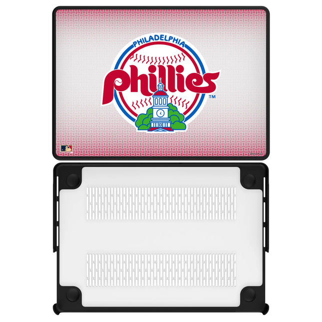 Philadelphia Phillies 1984-1991 - Cooperstown Collection Linen Laptop Case for Apple MacBook