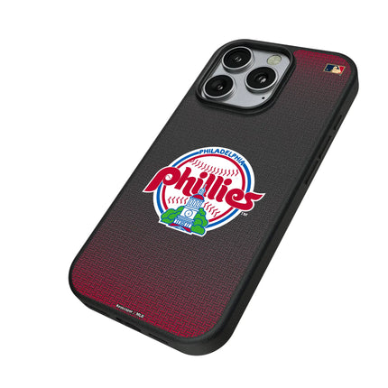 Philadelphia Phillies 1984-1991 - Cooperstown Collection Linen MagSafe Compatible Phone Case for Apple iPhone