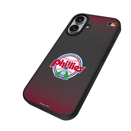 Philadelphia Phillies 1984-1991 - Cooperstown Collection Linen MagSafe Compatible Phone Case for Apple iPhone
