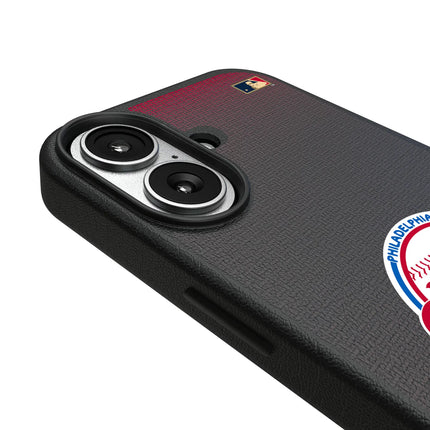 Philadelphia Phillies 1984-1991 - Cooperstown Collection Linen MagSafe Compatible Phone Case for Apple iPhone