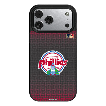 Philadelphia Phillies 1984-1991 - Cooperstown Collection Linen MagSafe Compatible Phone Case for Apple iPhone