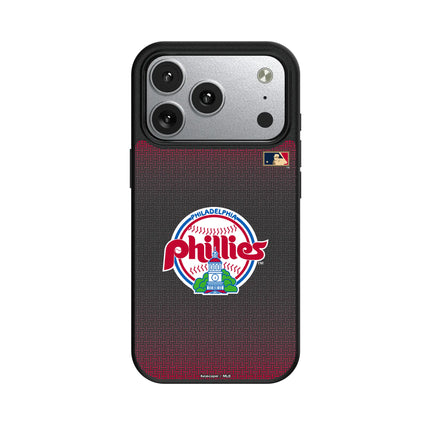 Philadelphia Phillies 1984-1991 - Cooperstown Collection Linen MagSafe Compatible Phone Case for Apple iPhone