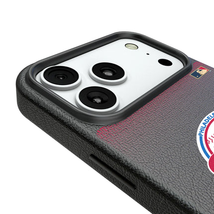 Philadelphia Phillies 1984-1991 - Cooperstown Collection Linen MagSafe Compatible Phone Case for Apple iPhone