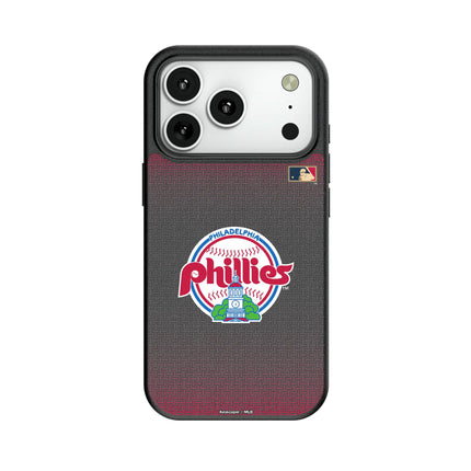 Philadelphia Phillies 1984-1991 - Cooperstown Collection Linen MagSafe Compatible Phone Case for Apple iPhone