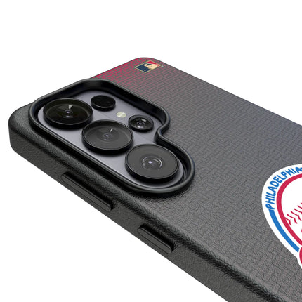 Philadelphia Phillies 1984-1991 - Cooperstown Collection Linen MagSafe Compatible Phone Case for Samsung Galaxy
